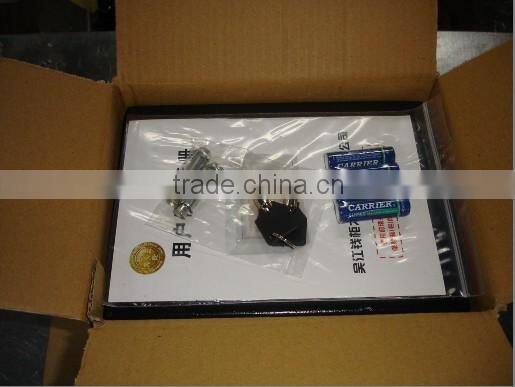 2016 high-quality safe box fingerprint lock outdoor key safe box or mini electronic safe box