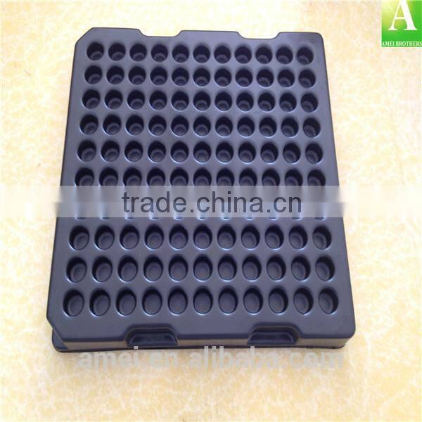 Custom made vacuum thermoform white ABS plastic machine shell
