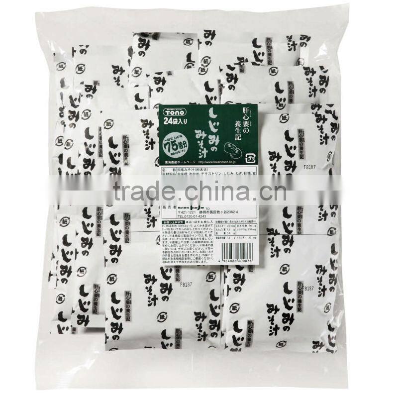 Healthy wholesale-freeze-dried-food Shijimi clam miso soup with Flavorful made in Japan