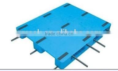 Hot sale Euro style HDPE new material with iron epal recycle plastic pallet