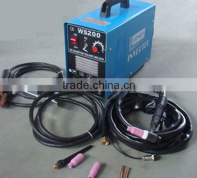 Shanghai Rongyi New Mini DC TIG/MMA Inverter welding machine price list WS200
