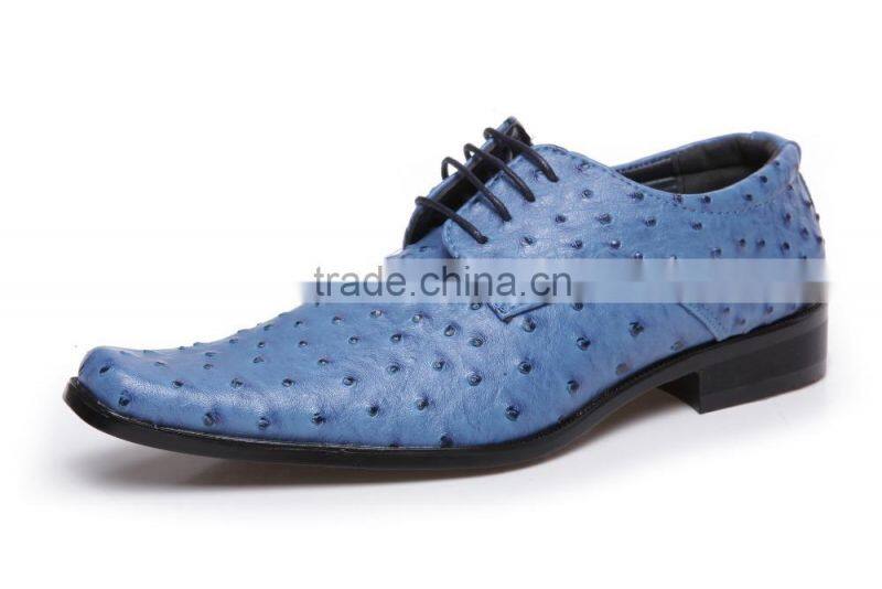 2015 new design factory leather causal men shoes