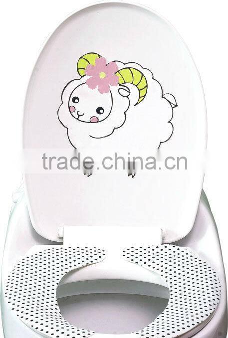 Hot saling self-adhesive non-slip deodorization re-use washable cartoon sheet