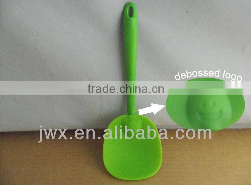 co-friendly Novelty Silicone Shovel Silicon Rubber Baking Cooking Slotted Turner