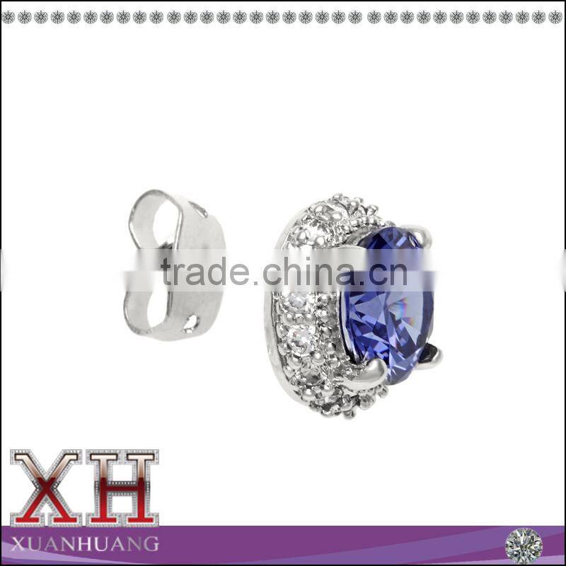 Silver Ring Earrings Necklace Purple Bridal Stone Jewelry Sets Purple Jewelry Set