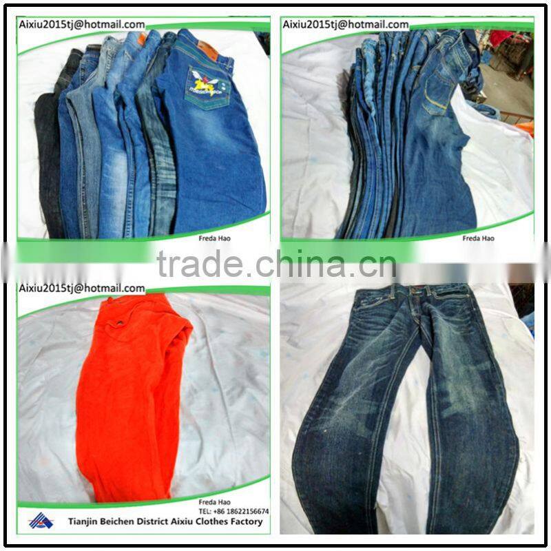 in bales second hand clothing/ used men pants clothing