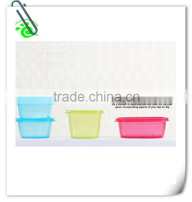 BPA free Plastic Stackable Lunch Box Meal Set