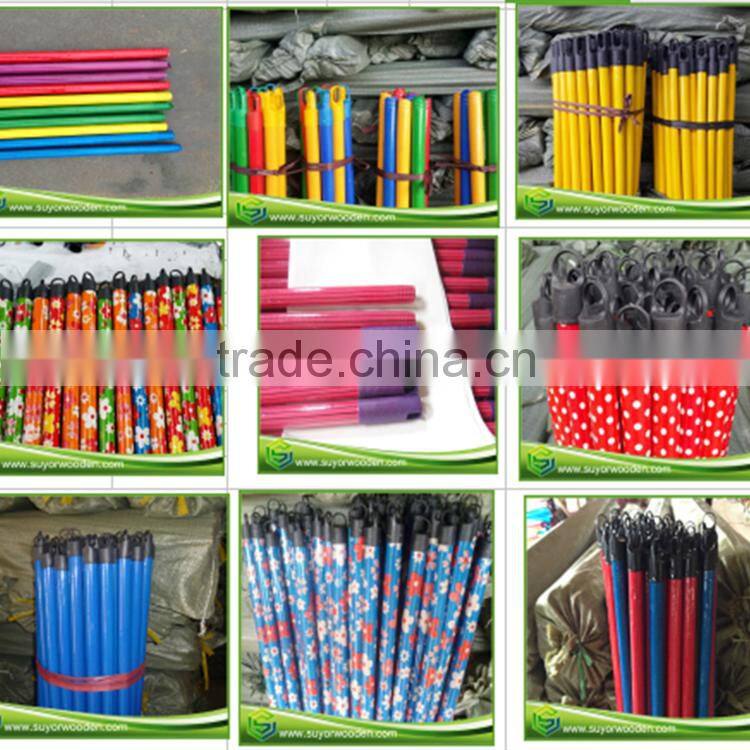customized tapered pvc coated wooden poles and wood rod