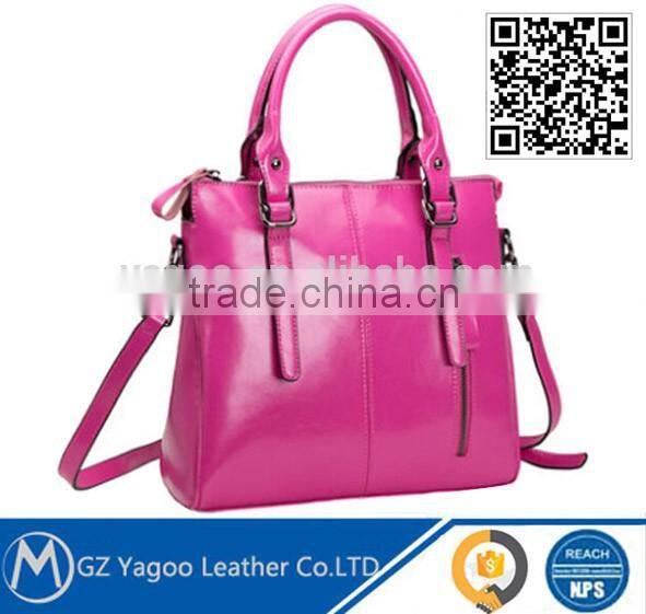 European preppy style bag simple leather cross body bag