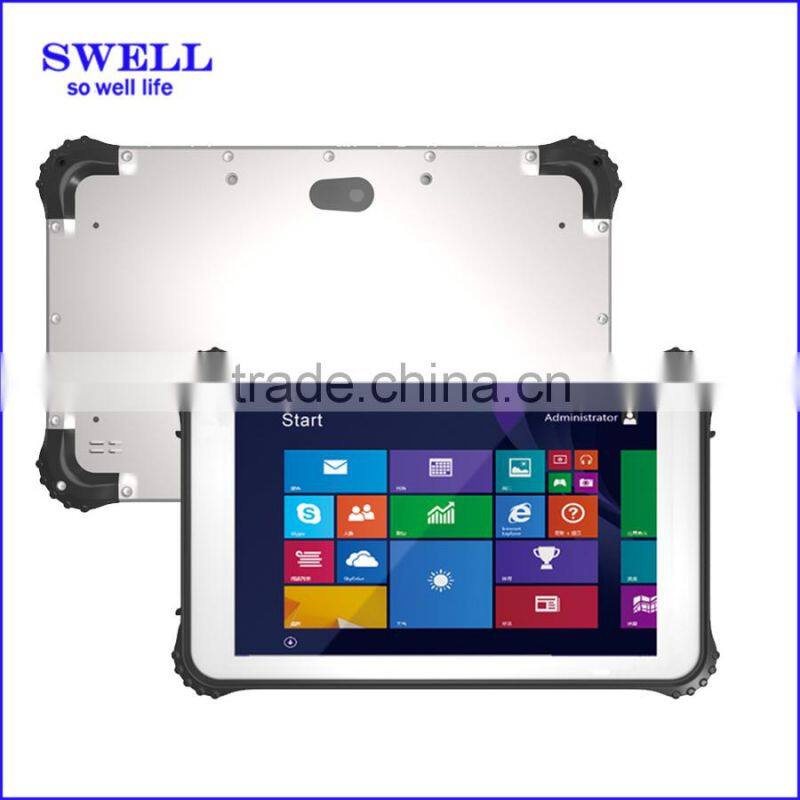 window/android OS NFC 1D/2D handheld barcode scanner 8inch 4G dual WIFI NFC rugged fingerprint tablet pc I82