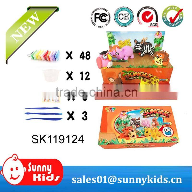 super light clay soft polymer modeling Kids toy DIY magic clay