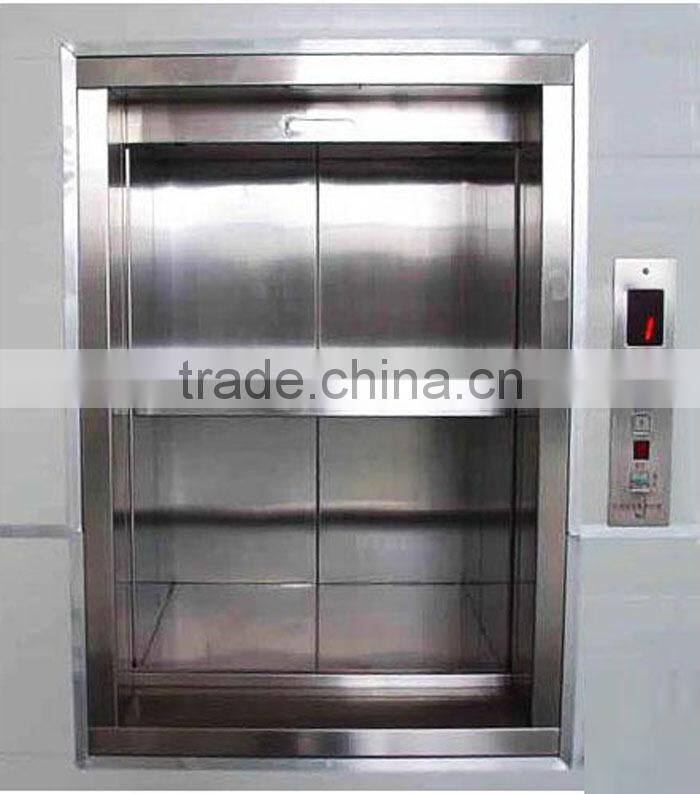 100kg~500kg Dumbwaiter Elevator, 0.4m/s Commercial Food Elevator for Kitchen