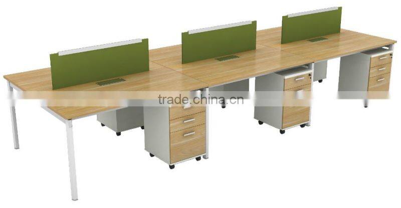 New and fashion design Office desk workstation with privacy screen modular furniture LT-W1212A