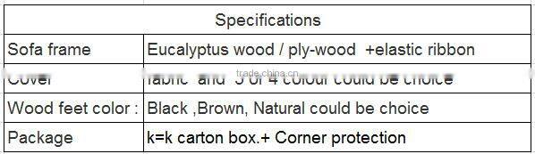 2016 New style fabric sofa furniture for living room