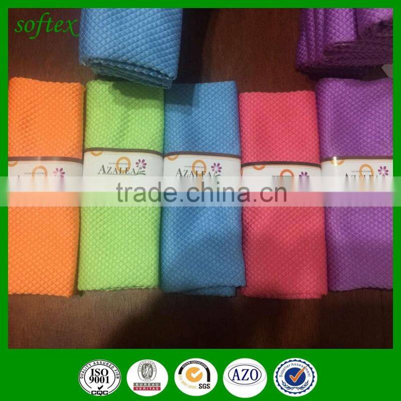 solid color kitchen microfiber cleaning towel
