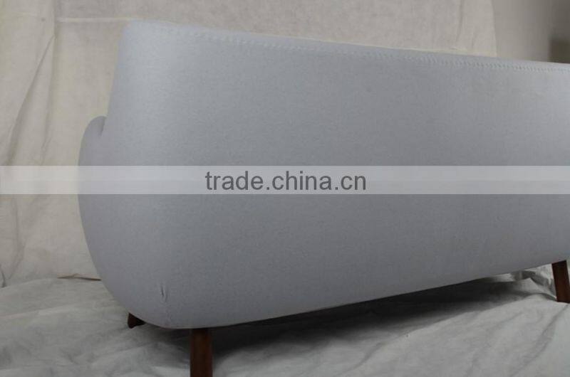 fashionable design three seater fiberglass poet sofa