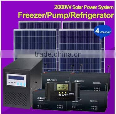 off grid solar system for home/ Solar energy home system 2000w