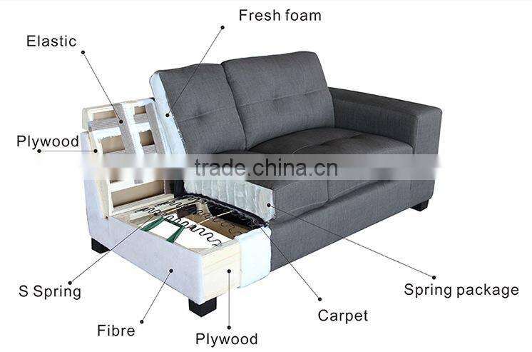 100% First Layout Cow leather L-Shape brown High Quality Sofa