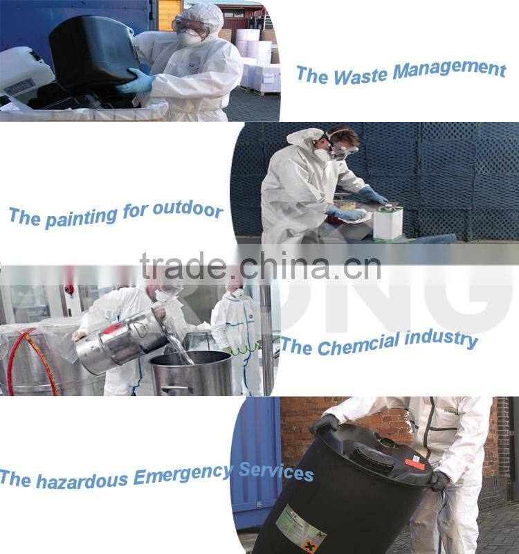 OEM service disposable SF material personal protection mining coverall for south africa