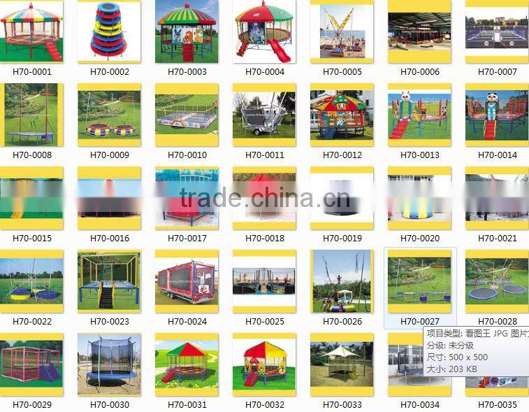 China newest design amusement adult outdoor trampoline