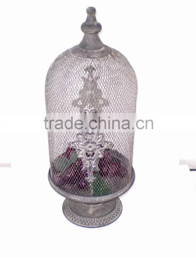 KS4208F-metal wire cage plant holder