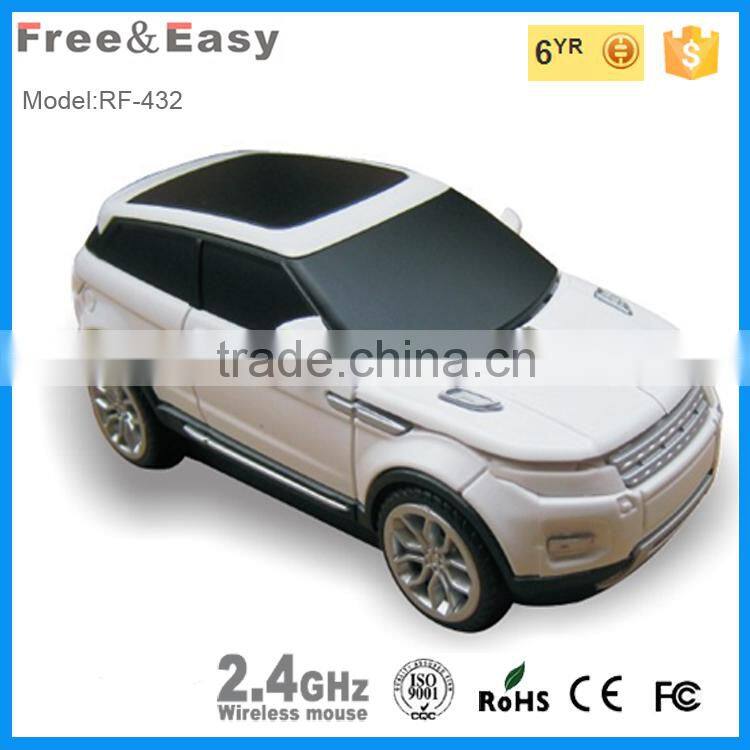 Manufacturer design car shape fancy wireless mouse for laptop/desktop