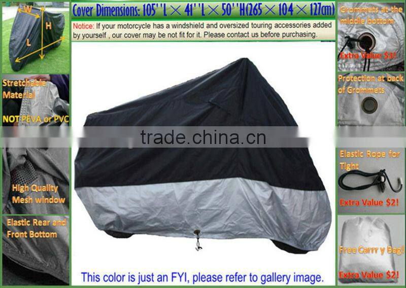excellent performance waterproof motocycle cover
