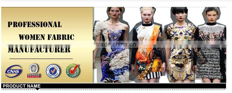 Old lady's printed 4 way spandex polyester knitted fabric