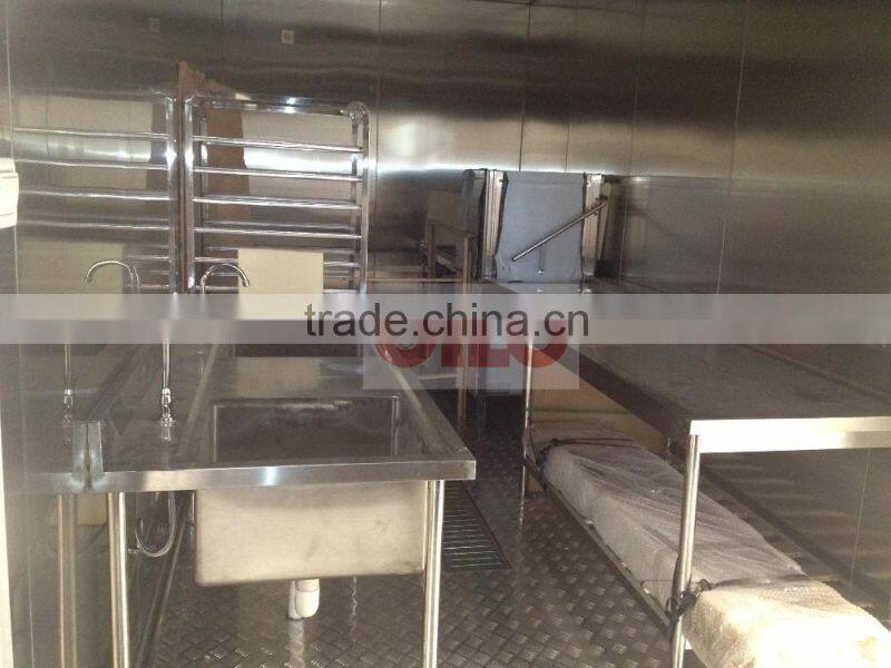 Dubai project ISO LPCB ABS certification mobile kitchen container