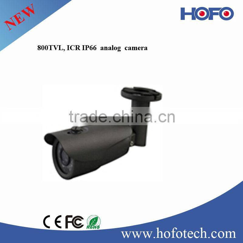 HOFO cheap price 800tvl analog camera, outdoor ir camera,black bullet camera