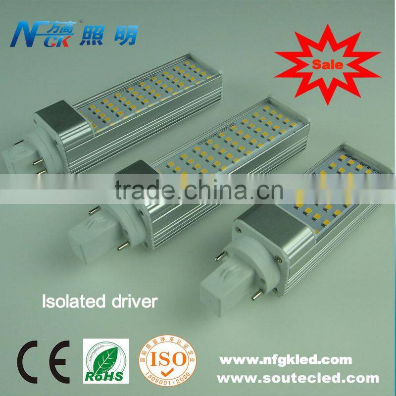 Quality aluminum smd led lighting plug 12watt led plug lamp perfect replacement commercial led plug light