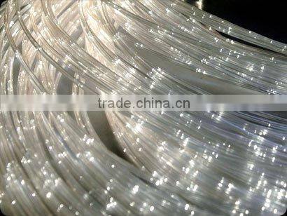 Waterproof 200piece 2meter 0.75mm fiber optic twinkle star ceiling kits light multi core fiber