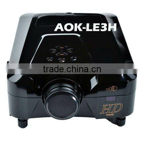 Cheap portable 2200lumen Multimedia LCD LED HD Projector 1080p for Laptop Wii Xbox and Video Games home theater projector