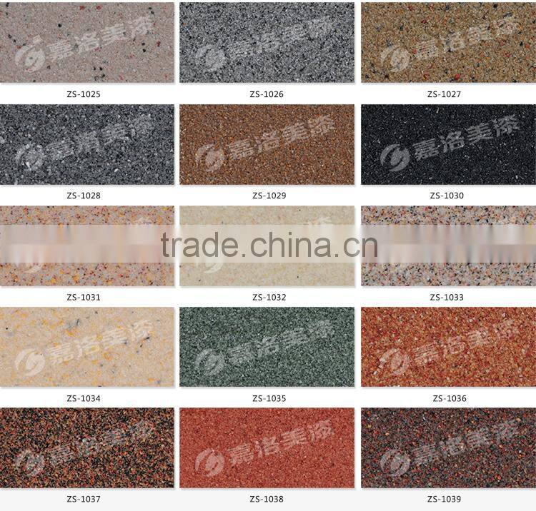 Stone effect spray stone coating