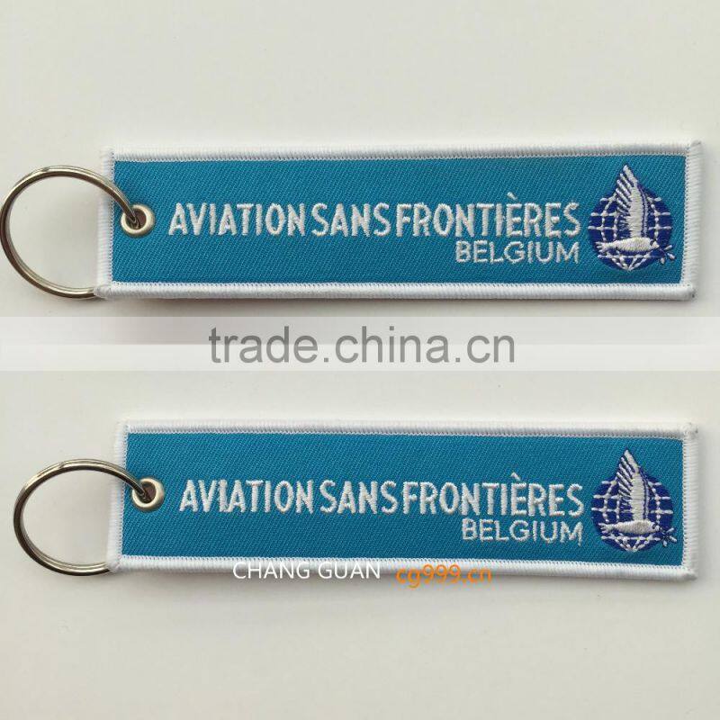 The army high quality embroidery key ring