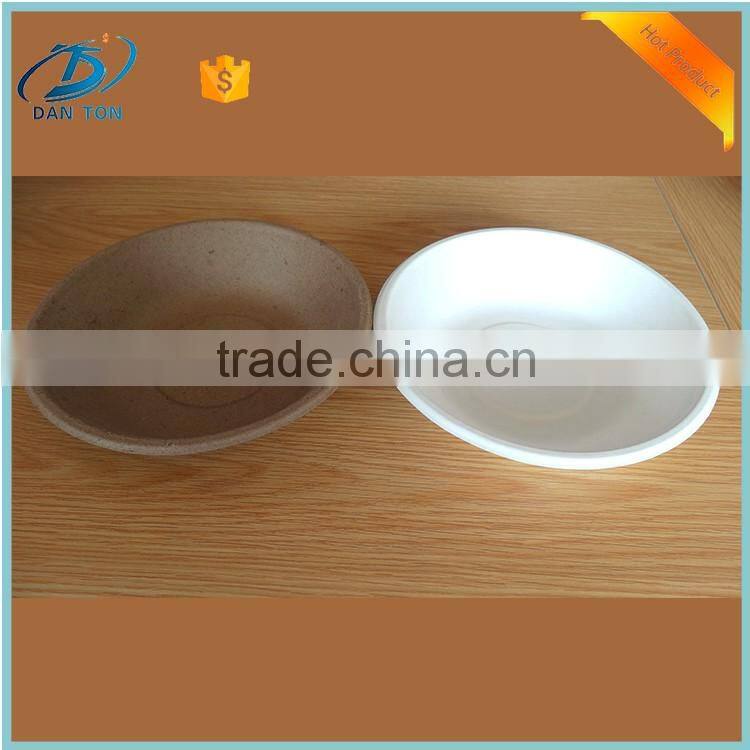 2016 best selling disposable recycle paper pulp lunch plate for packing