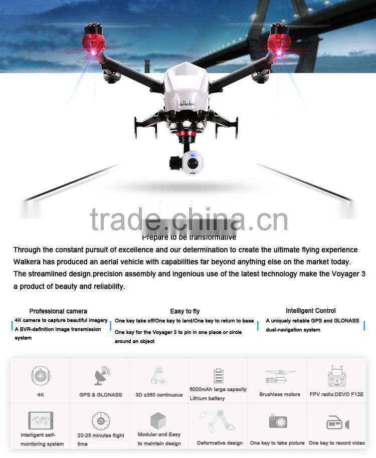 Newest product GPS phone control professional helicopter camera hd with 3D holder