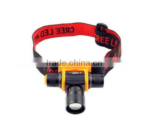 High Quality Camping AA dry battery Cree LED headlamp 3W