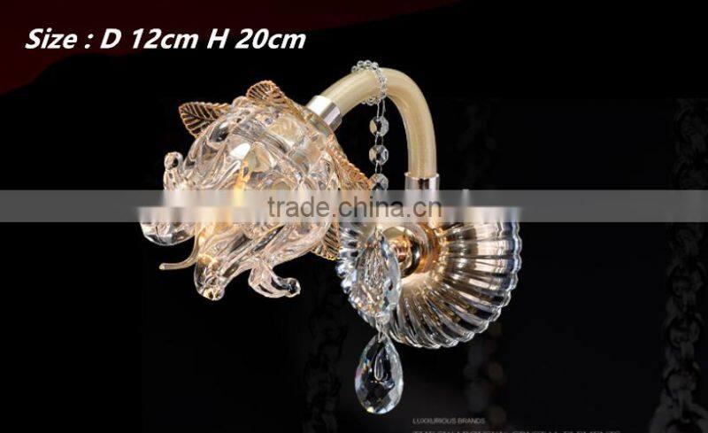Crystal Living Room Wall Sconces .Crystal wall lamp .K9 crystal wall light with 1 light