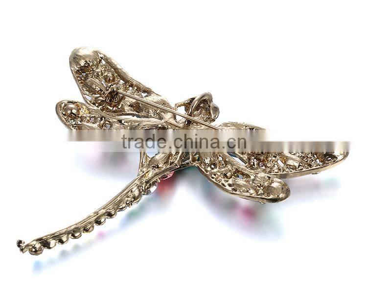 2016 Occident Jewelry Dragonfly Animal Brooch