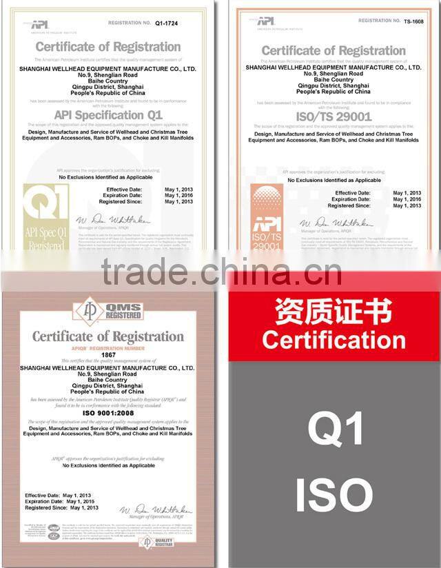 oil drilling and producting system wellhead assembly api 16c Frac Manifold