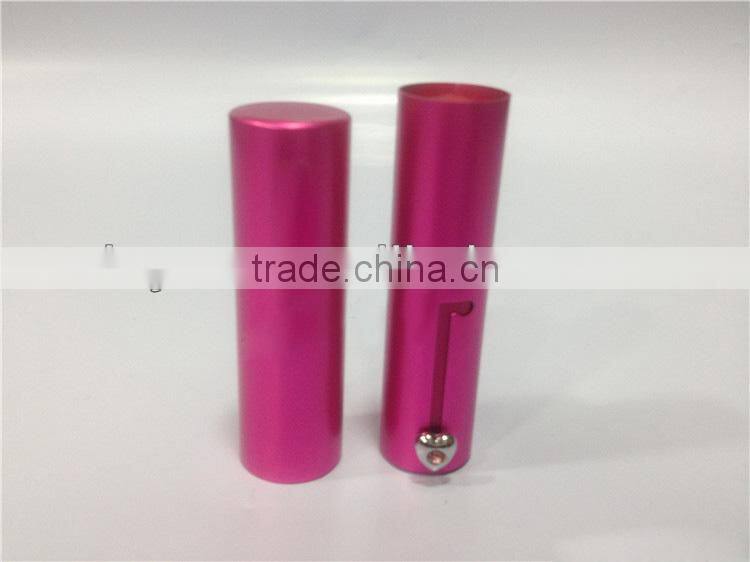 metal handle make up retractable powder brush