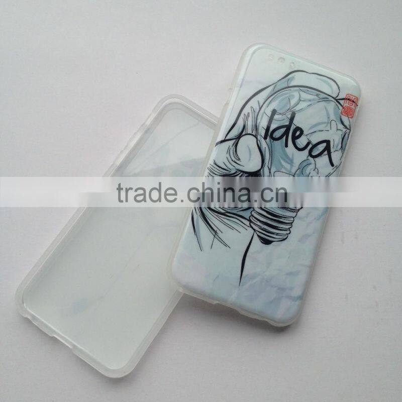 printing TPU phone cases for iphone cases,wholesale factory price and double side effect case for iphone 6 case