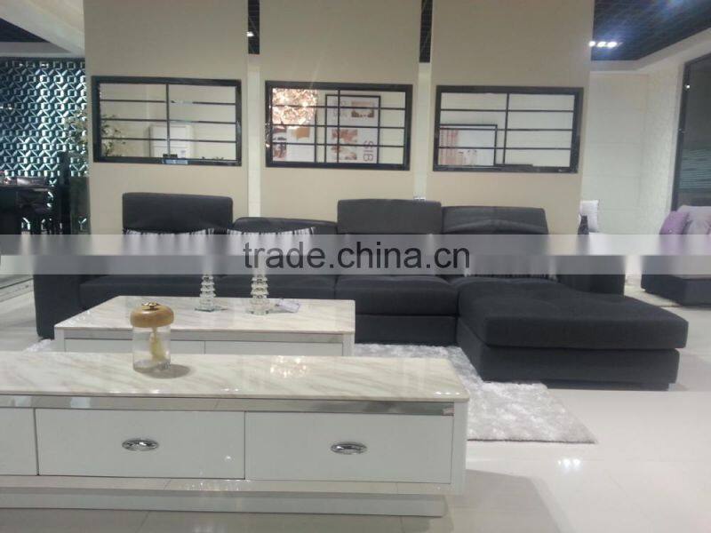 stripy pillow deep grey sofas