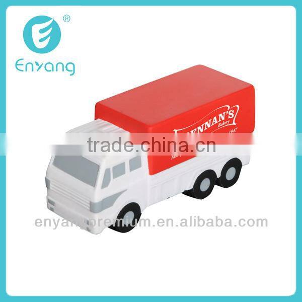 2014 New Cheap Cute PU Foam Customized Truck Shape Stress Ball