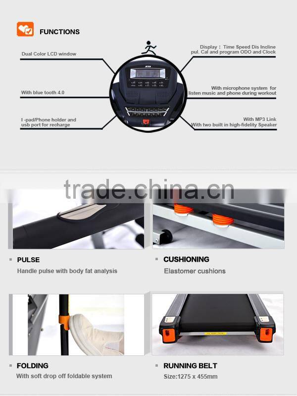 Gym Bodybuilding Multifunctional Home Use Fitness Treadmill