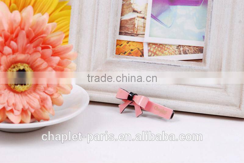wholesale girls cellulose acetate bowknot hairpin