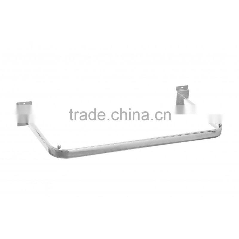 Shop display bar for hanging clothes