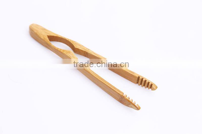 kitchen bamboo serving pastry sugar ice tong