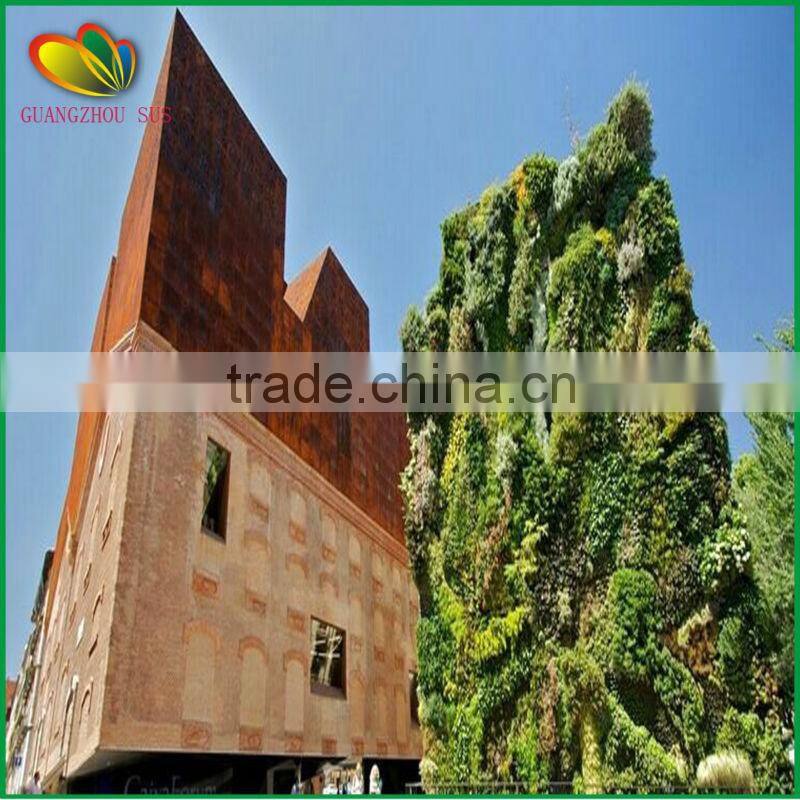 artificial green wall green grass for garden wall wholesale
